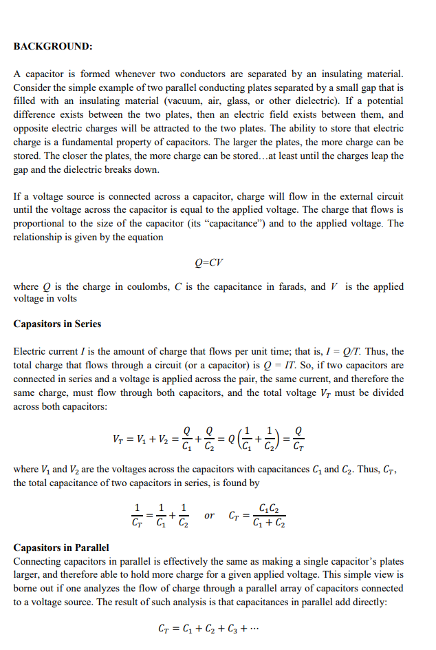 calculations. LAB SIMULATIONS MUST BE ON PROTEUS ISIS INTRODUCTION: Linear circuit elements