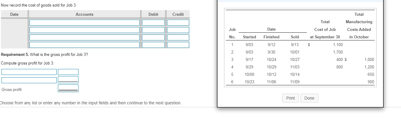 records.) Read the requirements Requirement 1. Which type of costing system is