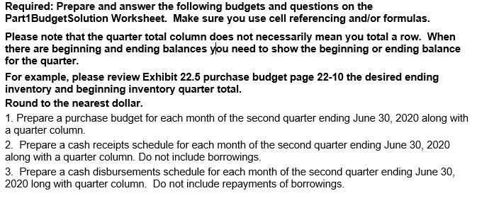 for 2020. Balance Sheet March 31, 2020 Assets Cash Accounts receivable Inventory
