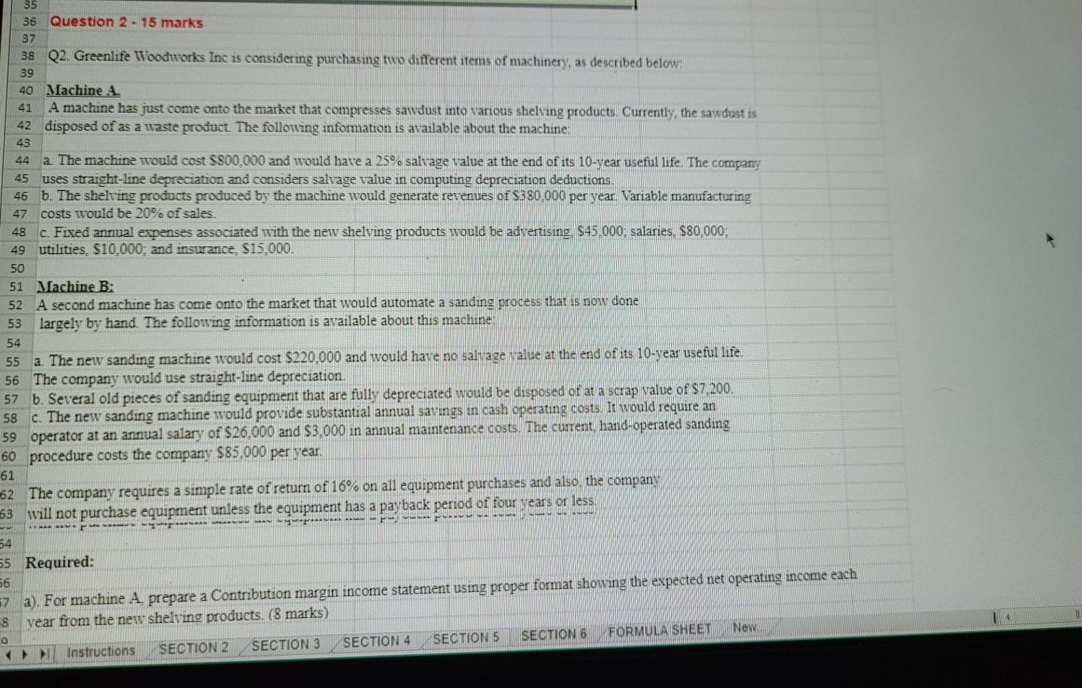 48 35 36 Question 2 - 15 marks 37 38 Q2.