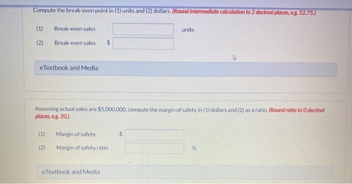 be 61% of sales and fred costs will total $1.872000. The selling