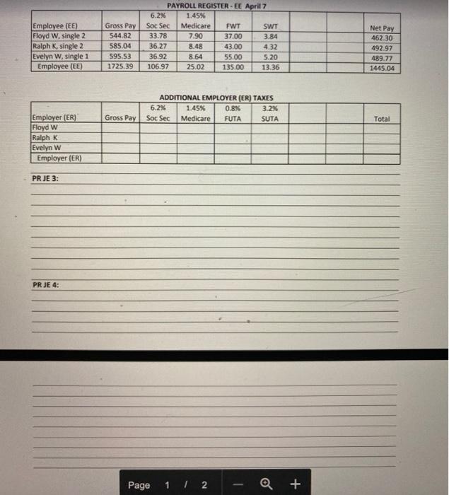  This demonstration problem uses the same information presented in Chapter 9