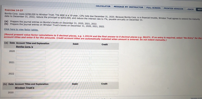  CALCULATOR MESSAGE MY INSTRUCTOR FULL SCREEN PRINTER VERSION BACK NER Exercise