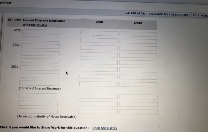 14-27 Bonita Corp. owes $258,000 to Windsor Trust. The debt is a