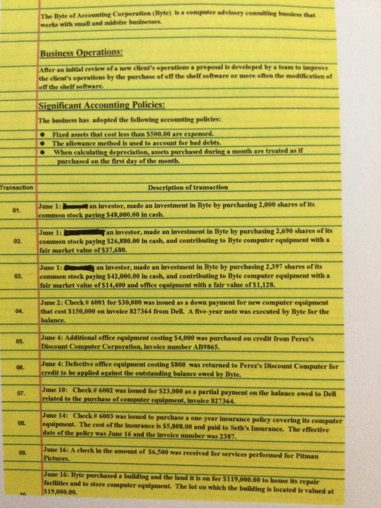 1211 Office Equip 1212 Accum. Depr.-Office Equip. 1311 Computer Equip. 1312 Accum.
