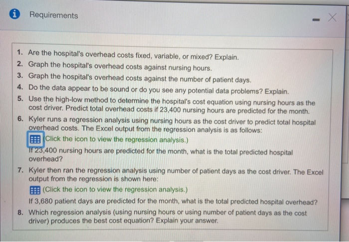 information for the last six months of the most recent year analyzing