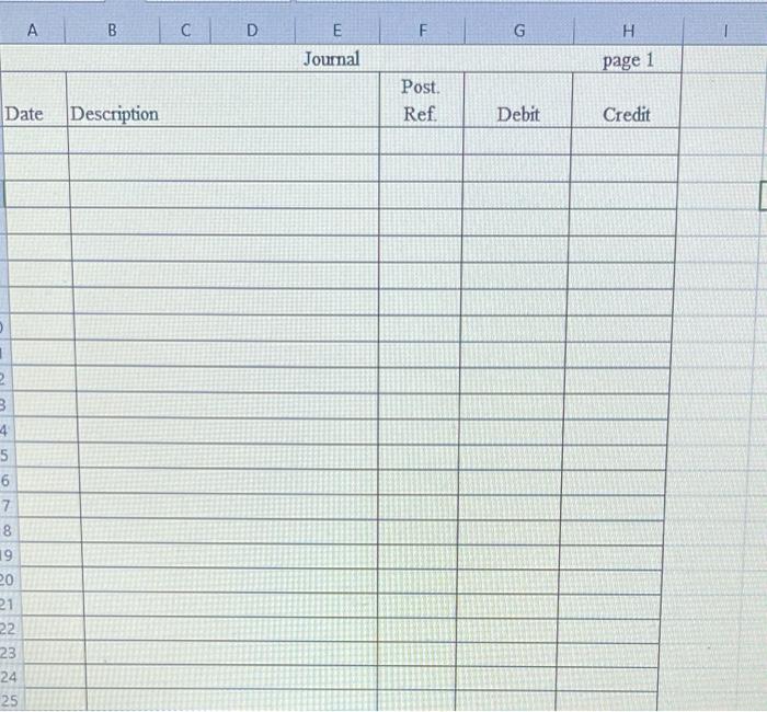 test 1 problem 2 B C D F G H E Journal