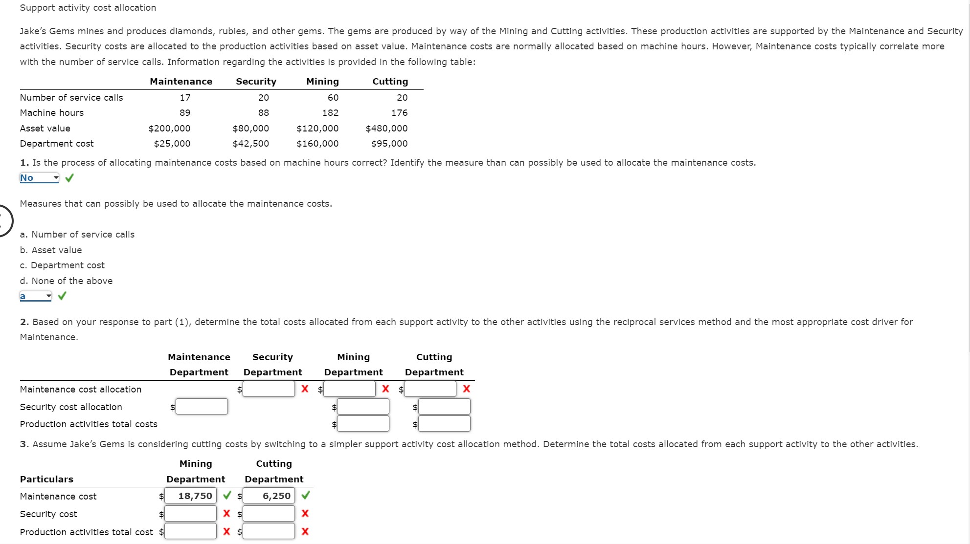  where is Go to the Ask an Expert sectionSupport activity cost
