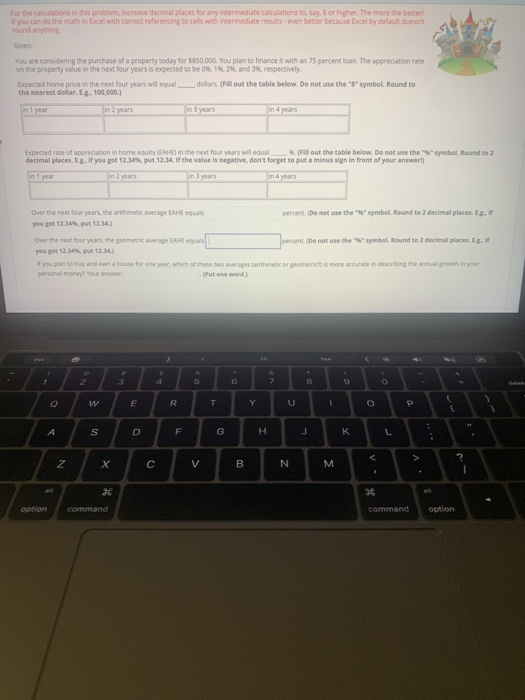 please show all steps For the calculations in this problem, increase decimal