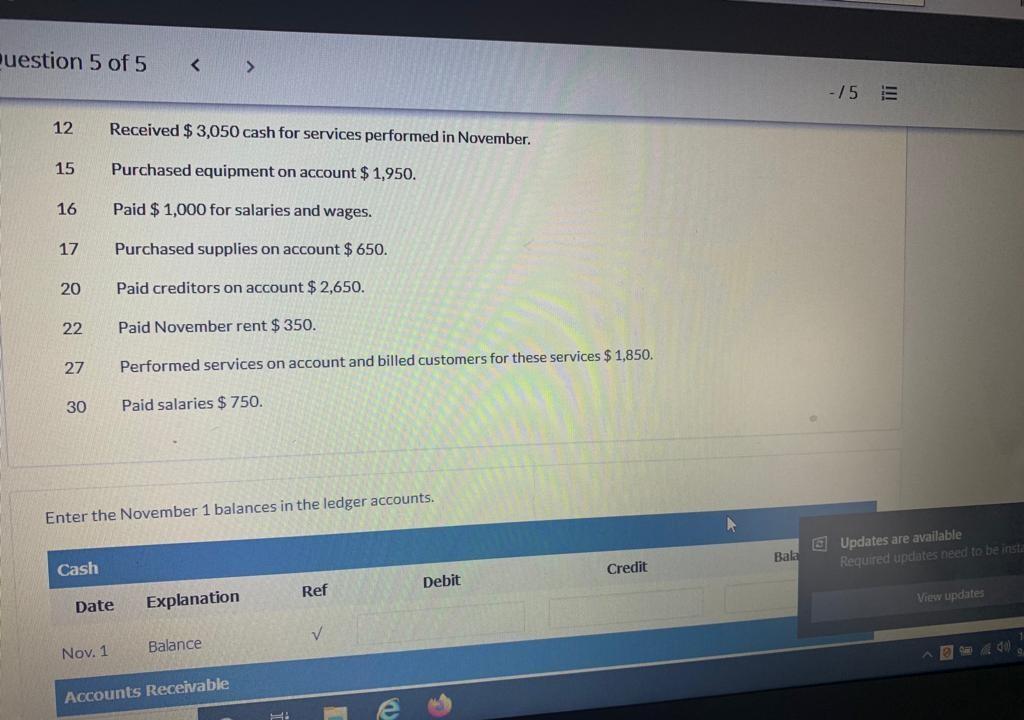 1, 2022, the account balances of Blossom Equipment Repair were as follows.