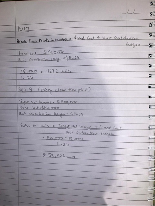 packaging costs for this contract as well as all variable selling and