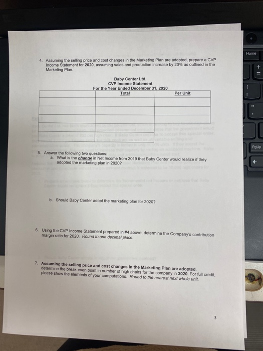 by renting an additional machine. Refer to page 1 for the company's