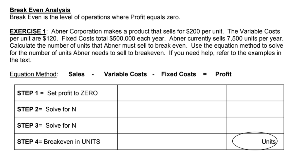 a) After completing Exercise 1, what is the correct total for