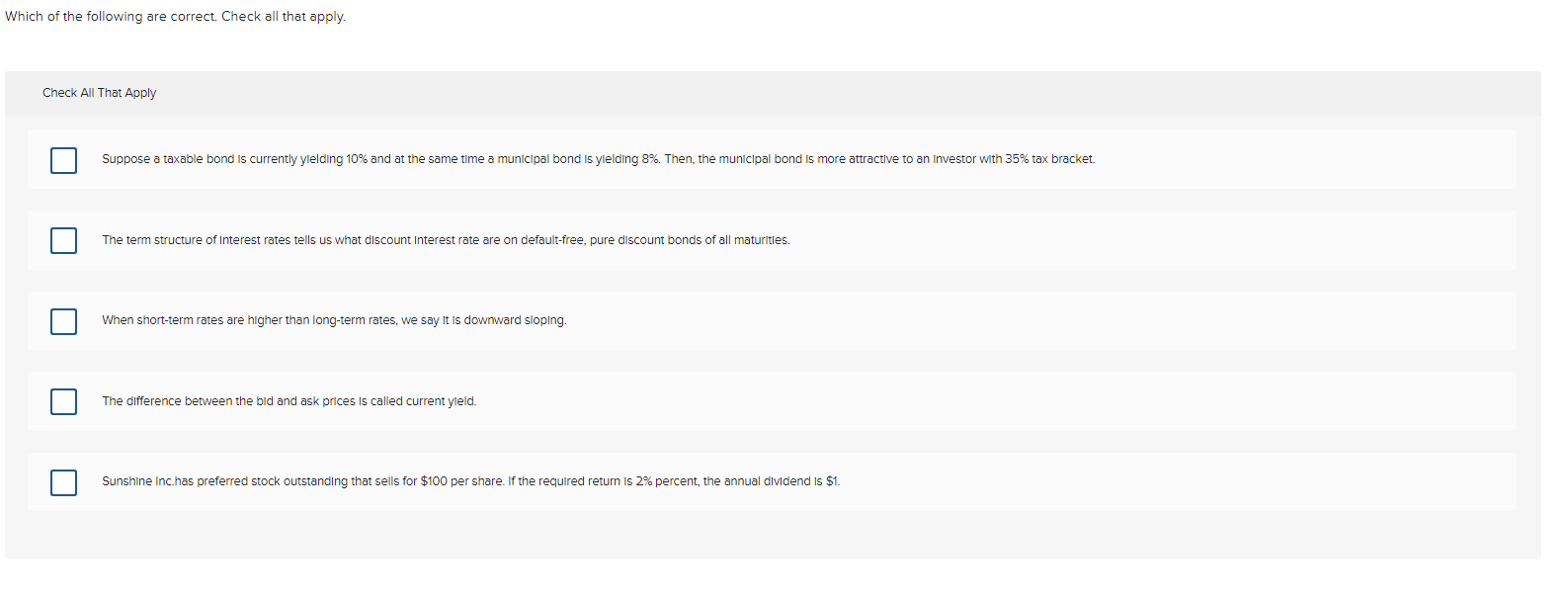  Additional Question(Please Answer): 1. Stock prices tend to decline when a