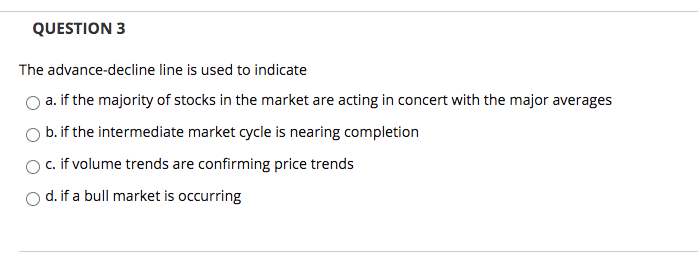 trend in motion will tend to remain in motion until it reverses
