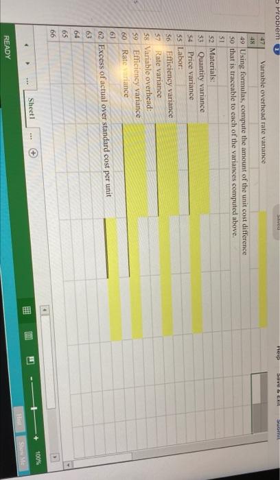 and the impact of Varia... ? - HOME FILE INSERT PAGE LAYOUT