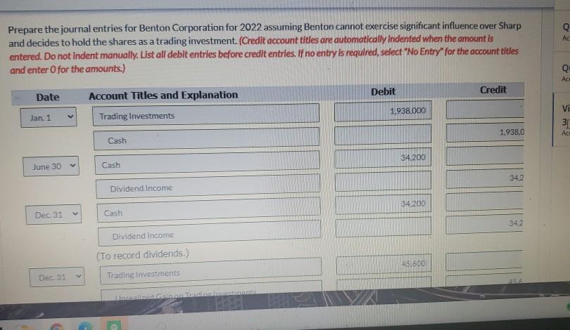 Progress Benton Corporation acquired 25% of the common shares of Sharp Inc.