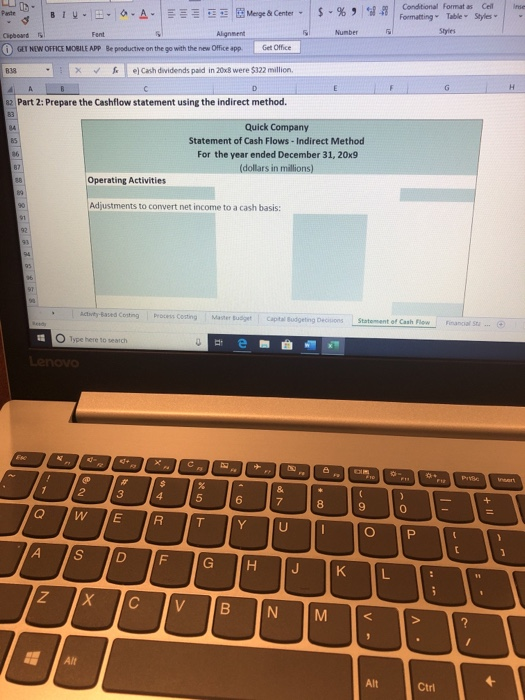 go with the new Office app. Get Office x for Cash dividends