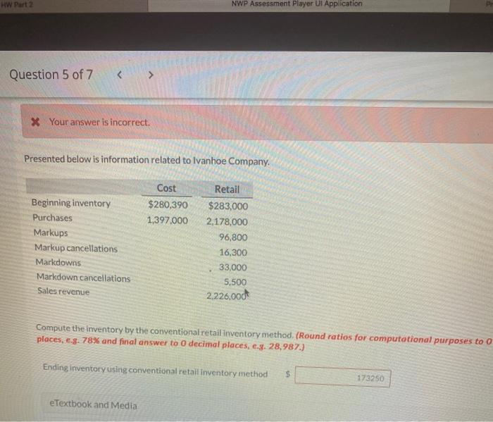  HW Part 2 NWP Assessment Player Ul Application Question 5 of