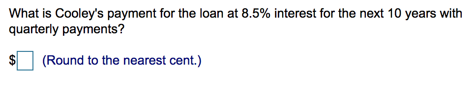 for a new front-end dirt loader. The bank is willing to loan