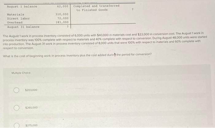units 11.520 units The equation for computing equivalent units is Multiple Choice
