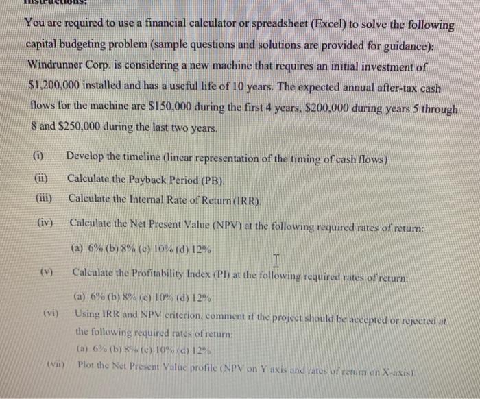 I only need help on the last question part VII. You are