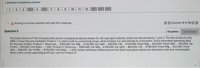 11 12 36 14 15 A Moving to another question will save