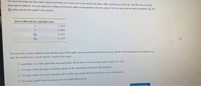 option can be calculated by using a step-by-step approach in the case