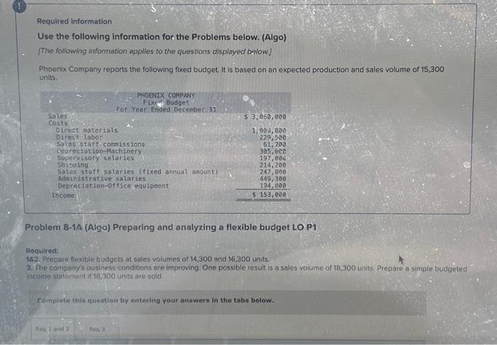  need help using information to fill out requirements 1-3 Required information