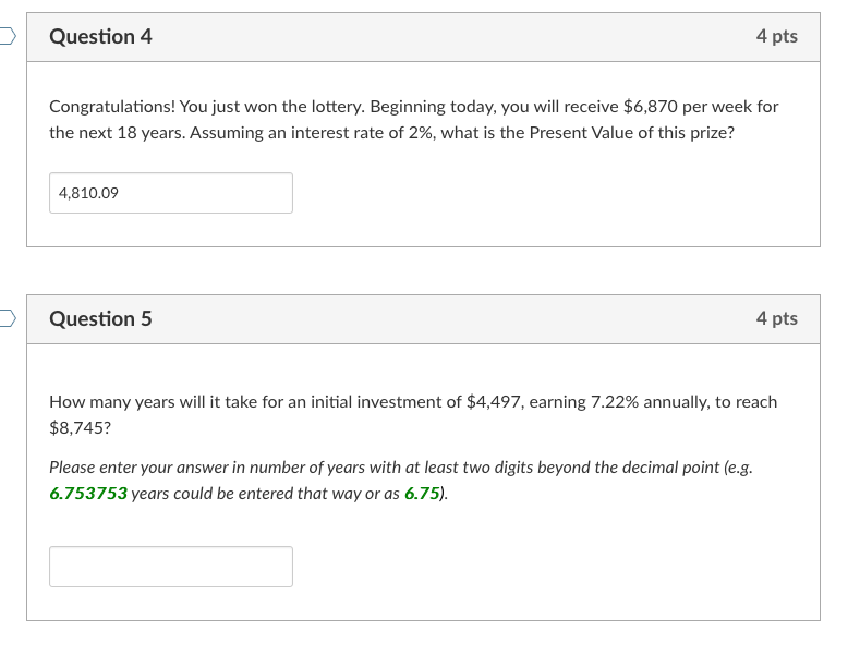 if possible, thank you. Question 1 4 pts What is the future