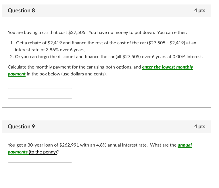 6,612.27 Question 2 4 pts On the day you were born, your