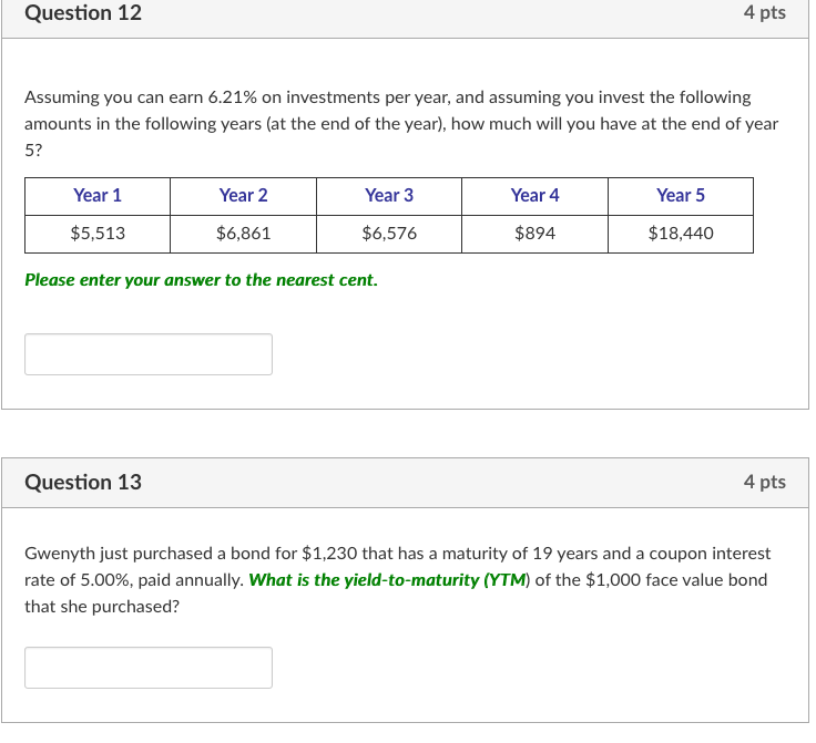 that will earn 6.08% interest. How much money will you have on