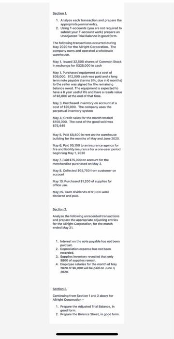 i need help with section 2 only . i need help with