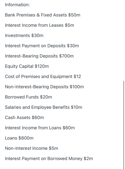 memo or report that: 1) Creates a balance sheet and an income