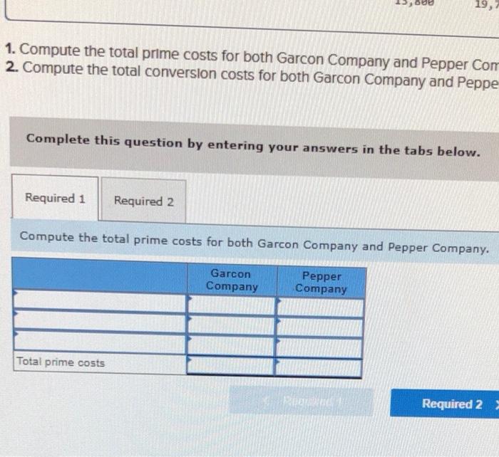 process inventory, ending Raw materials inventory, ending Factory utilities General and administrative
