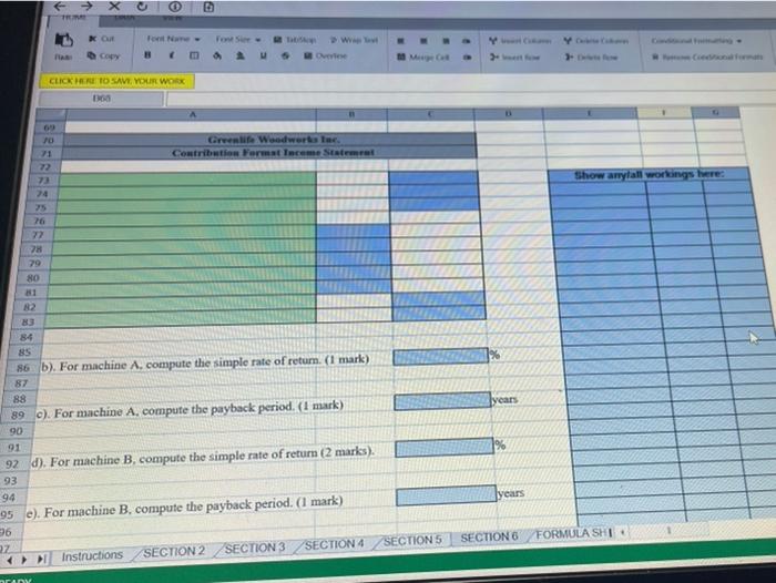 described below: 39 40 Machine A 41 A machine has just come