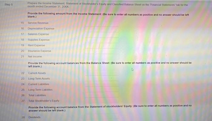 Receivable Supplies Prepaid Insurance Equipment Land Accumulated Depreciation Accounts Payable Deferred Revenue