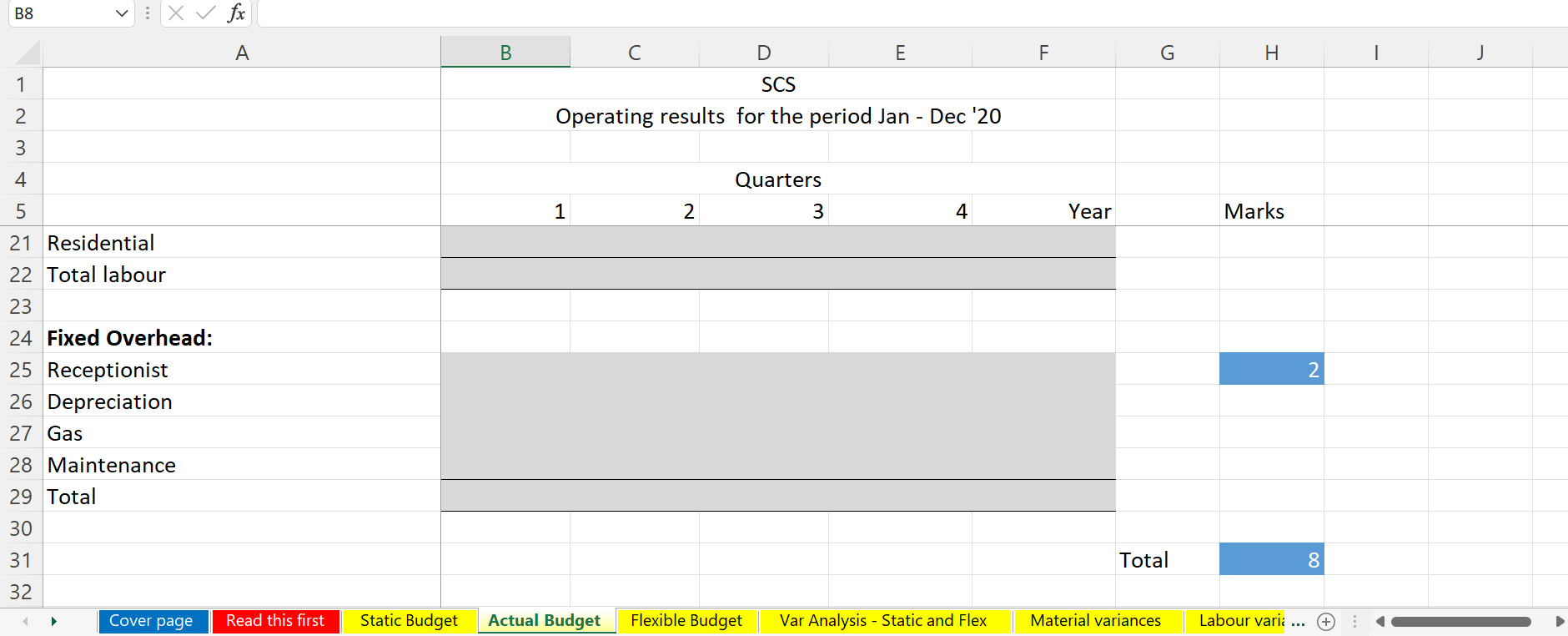 from one quarter to the next. In terms of expenses, the main