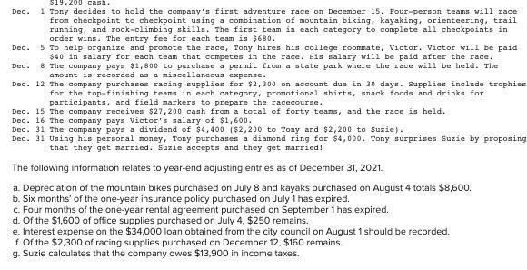 thru DECEMBER 31 TRANSACTIONS: 1-5 6-9 10-12 13-16 17-19 20-21 22-25 26-27