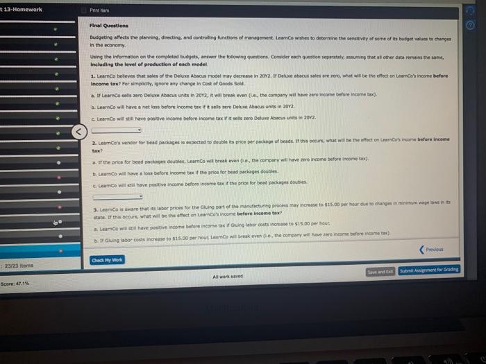 a budgeted income statement showing a prediction of net income for 2012