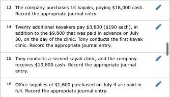 activities such as mountain biking or kayaking. Upon developing a customer base,