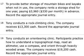 they'll hold their first adventure races. These races will involve four-person teams