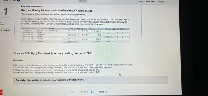  is this better? Save a 1 Required Information Use the following