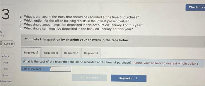 9% annual interest rate): (FV of $1. PV of \$1, EVA of