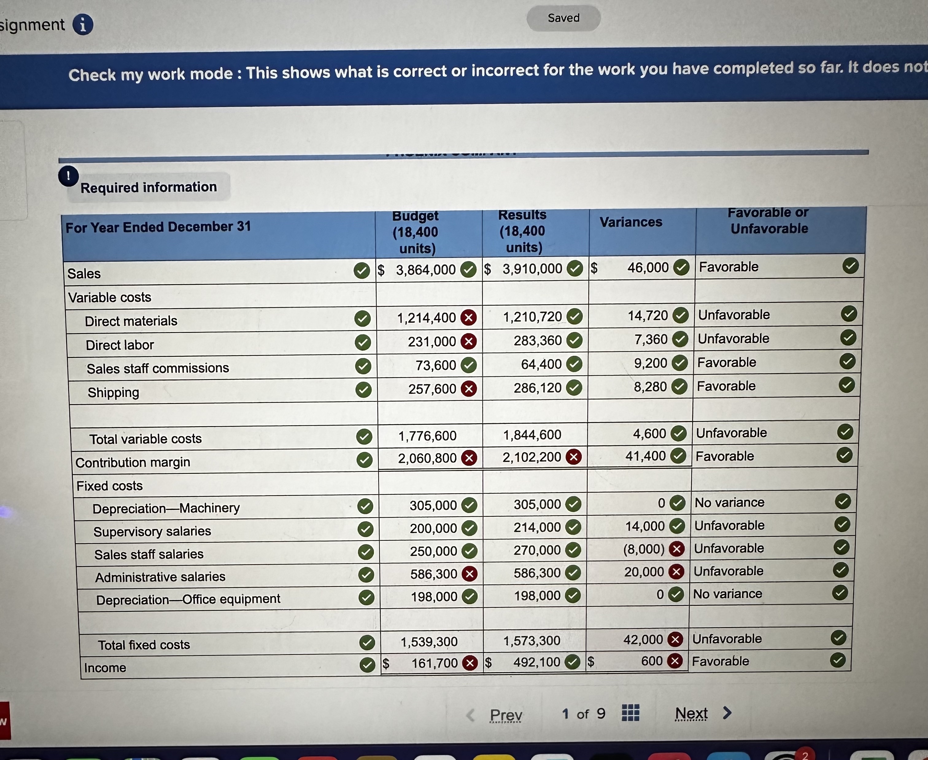  Use the following information for the Problems below. (Algo) Skip to