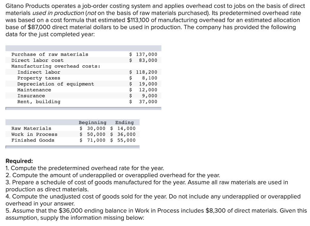 Need help finding Manufacturing overhead applied to work process, total manufacturing