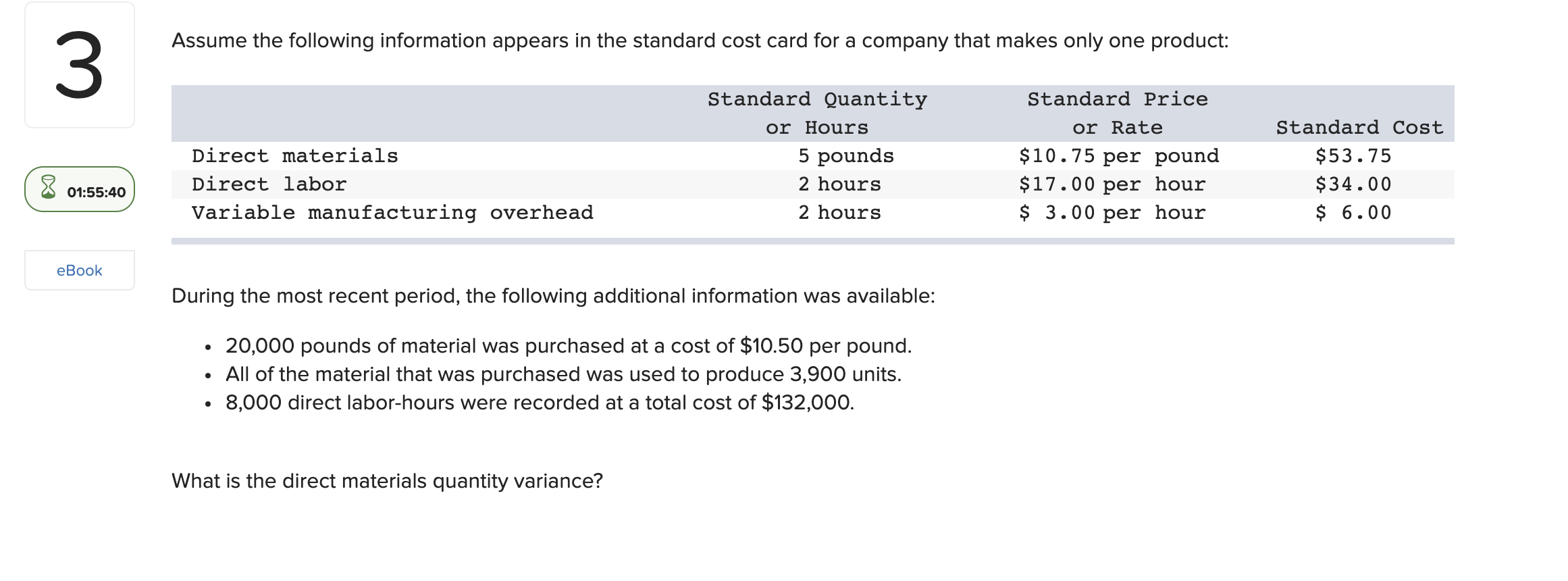 thank youuu 29 A furniture manufacturer uses a standard costing system in