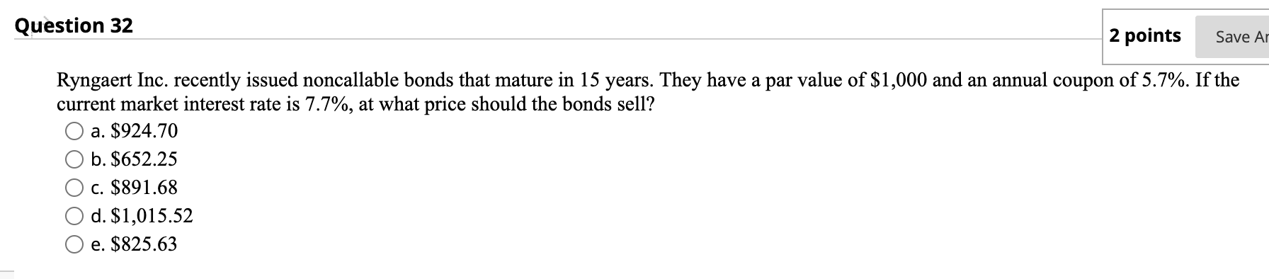 sell for $1,480. They have a 15-year maturity, an annual coupon of