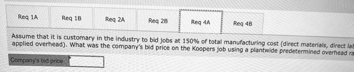 to customers' specifications and uses a job-order costing system. The company uses