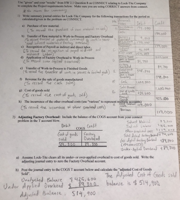 Factory payroll 200,000 46,000 indirect labor 154,000 DL used Factory Overhead Indirect